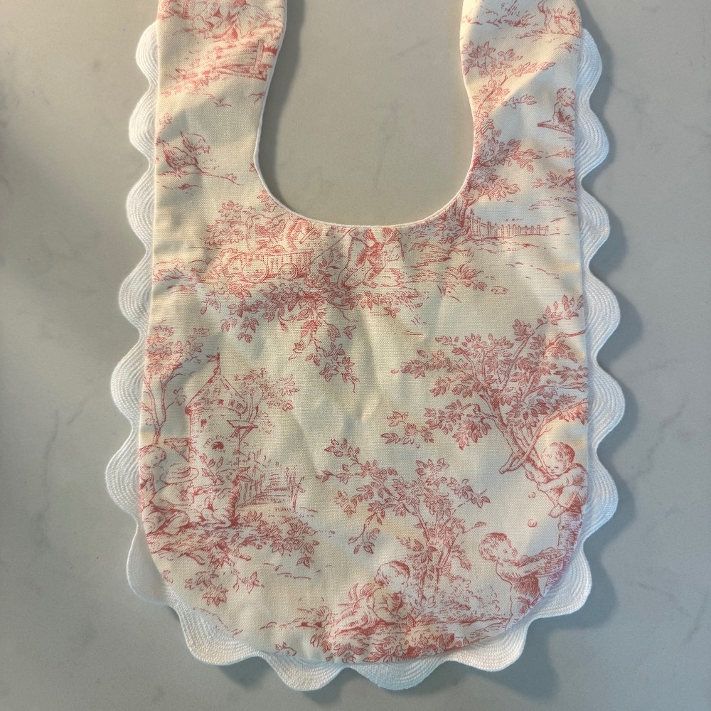 Caitlin Wilson Rose Toile Bib